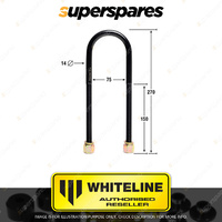 Whiteline Rear Spring U Bolt Kit 75mm wide KUB105 for CHEVROLET COLORADO RC