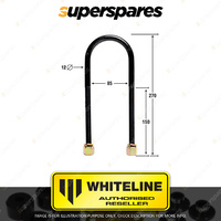 Whiteline Rear Spring u bolt kit for MAZDA BRAVO B2000 B2200 B2500 B2600 UF