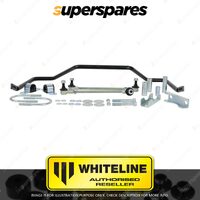 Whiteline Rear Sway Bar 20mm Heavy Duty Blade Adjustable for Nissan Navara D40