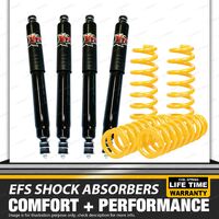 100mm Lift EFS Shocks + Coil Spring for TOYOTA LANDCRUISER HZJ FZJ 105 Series