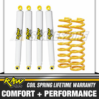 RAW Shock + Coil Springs for MITSUBISHI PAJERO NF NH NJ NK NL 2 Inch Lift Kit