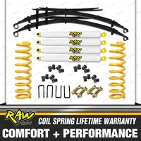 RAW 4x4 Shock Coil Leaf Springs for Landcruiser 78 79 SERIES 50mm Lift Kit 500KG