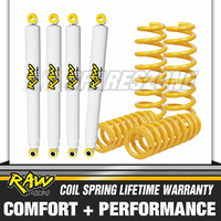 RAW 4x4 Shock + Coil Springs for NISSAN PATROL Y61 GU 2"50mm Lift Kit 250KG