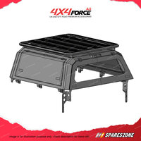 Ute Tub Canopy & 150x125cm Roof Rack Flat Platform for Great Wall Cannon