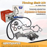 Timing Belt Kit Inc Water Pump for Nissan Pathfinder R50 3.3L VG33E