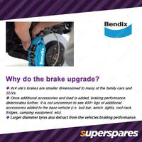 Front Bendix Ultimate 4WD Big Brake Upgrade Kit for Isuzu D-Max TFR TFS 20 - On