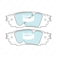 8Pcs Front + Rear Bendix 4WD Brake Pads Set for Toyota C-HR NGX10 NGX50 1.2