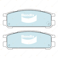 8pcs F + R Bendix ULT+ Brake Pads Set for Subaru Liberty BC BD BF Outback BG BG9