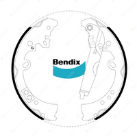 Bendix 4WD Brake Pads Shoes Set for Toyota Hilux GGN120 GGN125 GGN25 4.0 175 kW