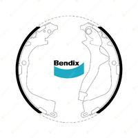 Bendix Euro Brake Pads Shoes Set for Volkswagen Amarok 2HA 2HB S1B S6B S7A S7B