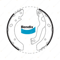 Bendix HD Brake Pads Shoes Set for Hyundai Elantra XD 2.0 Lantra J-1 1.6 1.8