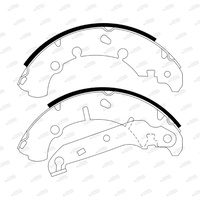 Bendix GCT Brake Pads Shoes Set for Ford Fiesta 1.6 i TD WT FWD 2010-ON