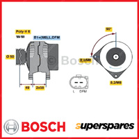 Bosch Alternator for Volkswagen Polo 6N 9N Transporter T4 70 1.4L 2.0L