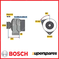 Bosch Alternator for Mercedes Benz 300SEL 320S S280 W140 S320 W140 S320L W140