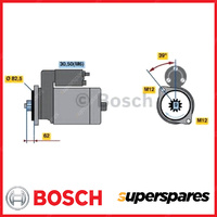 Bosch Starter Motor for Volkswagen Touareg 7L 2.5L BAC 128KW 10/2004-10/2006