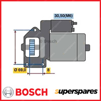 Bosch Starter Motor for BMW 118D 120D 123D 320D 330D 730D X1 E84 X5 E70 X6 E71