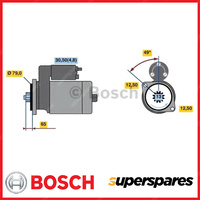 Bosch Starter Motor for Audi A3 8P Q3 8U 2.0L 103KW 110KW 125KW 135KW 2009-2015