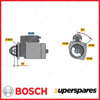 Bosch Starter Motor for New Holland TS 100 110 ES 90 DC 10/1999-12/2003