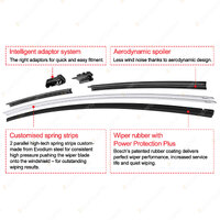 Bosch 24" Metal Twin Rail Narrow Back 6mm Wiper Blade Refills 610mm Pack of 50