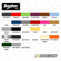 12 x Boston Bright Chrome Spray Paint Cans 250 Gram High Gloss Rust Protection