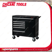 Chicane 41" 6 Drawer 1 Door Mobile Tool Trolley - Size 4041 x 460 x 818mm