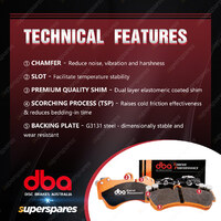 DBA Front Street Performance Brake Pads for Skoda Superb NP Turbo PR 1LA AWD