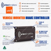 Elecbrakes Electric Brake Controller Unit - Vehicle Mounted VM1 No Wiring Needed