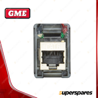 GME RJ45 Pass-Through Adaptor - Type 1 Red Suit XRS Connect UHF CB Radios