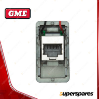 GME RJ45 Pass-Through Adaptor - Type 4 Red Suit XRS Connect UHF CB Radios