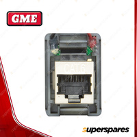 GME RJ45 Pass-Through Adaptor - Type 1 White Suit XRS Connect UHF CB Radios