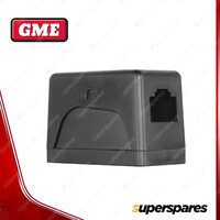 GME Black 8 Pin To 8 Pin Adaptor - Suit 8 Pin Microphone Extension Lead LE-SS040