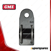 GME 3Mm Black Stainless Steel Bullbar Bracket With "U" Bolts MB-SS408B