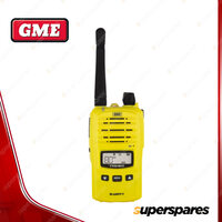 GME 5/1 Watt IP67 UHF CB Handheld Radio Kit with Twin Pack - Yellow TX-SS6160YTP