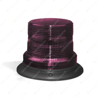 LED Autolamps Magenta Emergency Warning Strobe Beacon Light Fixed Mount Lamp