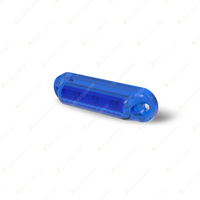 LED Autolamps Blue Courtesy Light Marker Lamp 12 Volt 58x16x13mm Twin Blister