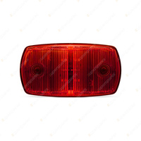 LED Autolamps Red Rear End Outline Marker Light 12-24V 4 LED Lamp Single Blister