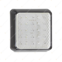 LED Autolamps White Reversing Light 12-24V 25 LED Lamp with Bracket Blister