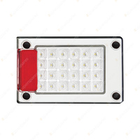 LED Autolamps White Reverse Light 12-24V 24 LED Lamp with Bracket Single Blister