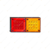 LED Autolamps Stop Tail Indicator Light 24 LED Lamp 12-24V Blister