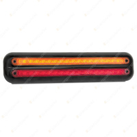 LED Autolamps Stop Tail Indicator Light Black Double Bracket 12V 36 LED Blister