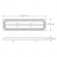 LED Autolamps Stop Tail Indicator Light Sequential Indicator Light Only Bulk Box