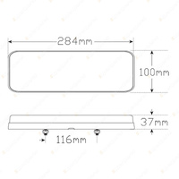 LED Autolamps RHS Stop Tail Reverse Reflector Light Sequential Indicator