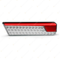 LED Autolamps Chrome Stop Tail Reverse Reflector Light Sequential Ind 2 Blister