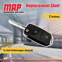 MAP 2 Button Replacement Shell Requires Key Cutting for Volkswagen Amarok