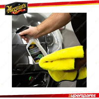 Meguiar's Supreme Shine Detailing Cloth 60cm x 40cm - Double-Sided Microfibre