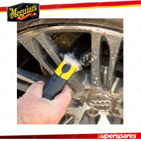 Meguiar's Supreme Shine Universal Wheel Brush with Rubber-Grip Handle