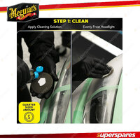 Meguiar's Two Step Headlight Restoration Kit - Step 1: Clean Step 2: Coat