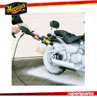 Meguiar's Megafoam Snow Cannon Anti-Topple 1L Bottle with Adjustable Wide Fan