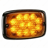 Narva 12 / 24 Volt 12 Amber L.E.D Warning Light With 16 Flash Patterns