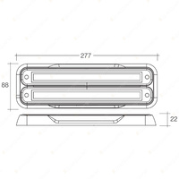 9-33V Model 39 LED Twin Black Base Direction Indicator/Stop/Tail Blister Pack